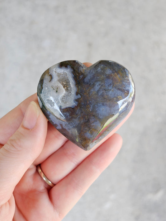 Ocean Jasper Heart