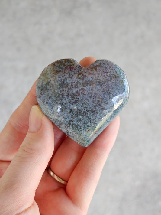 Ocean Jasper Heart