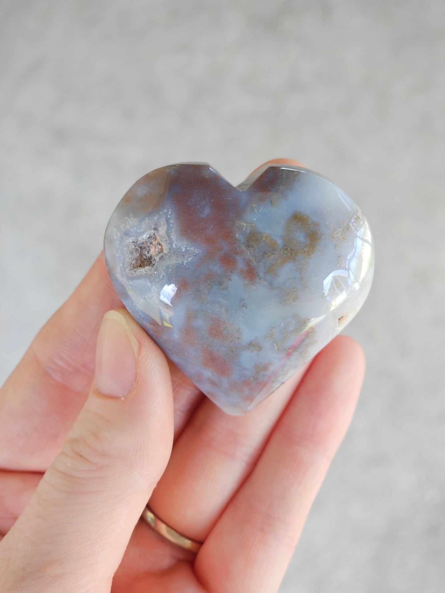 Ocean Jasper Heart