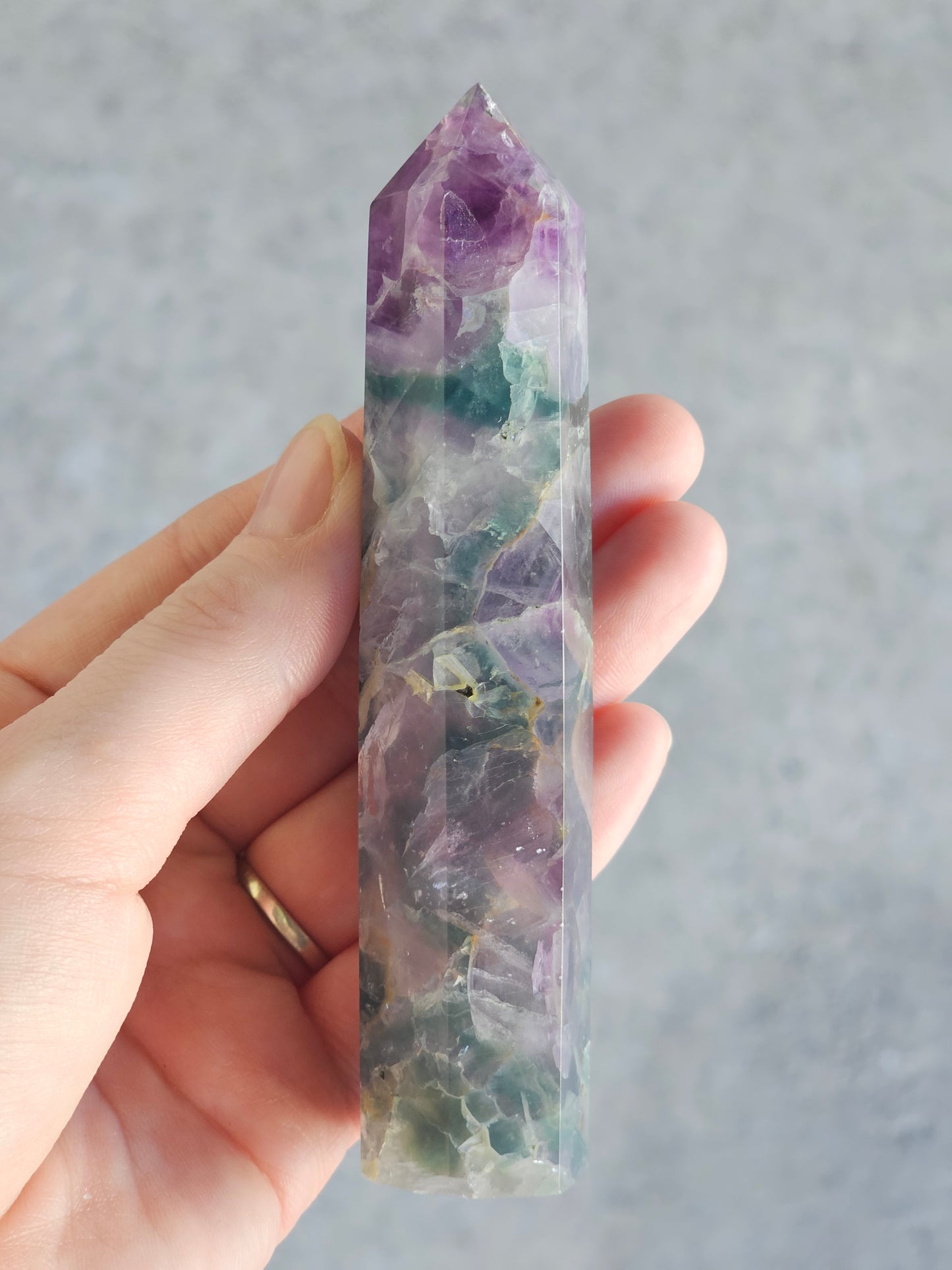 Rainbow Fluorite Tower