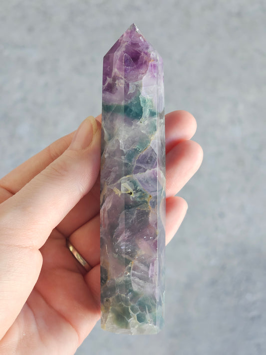 Rainbow Fluorite Tower