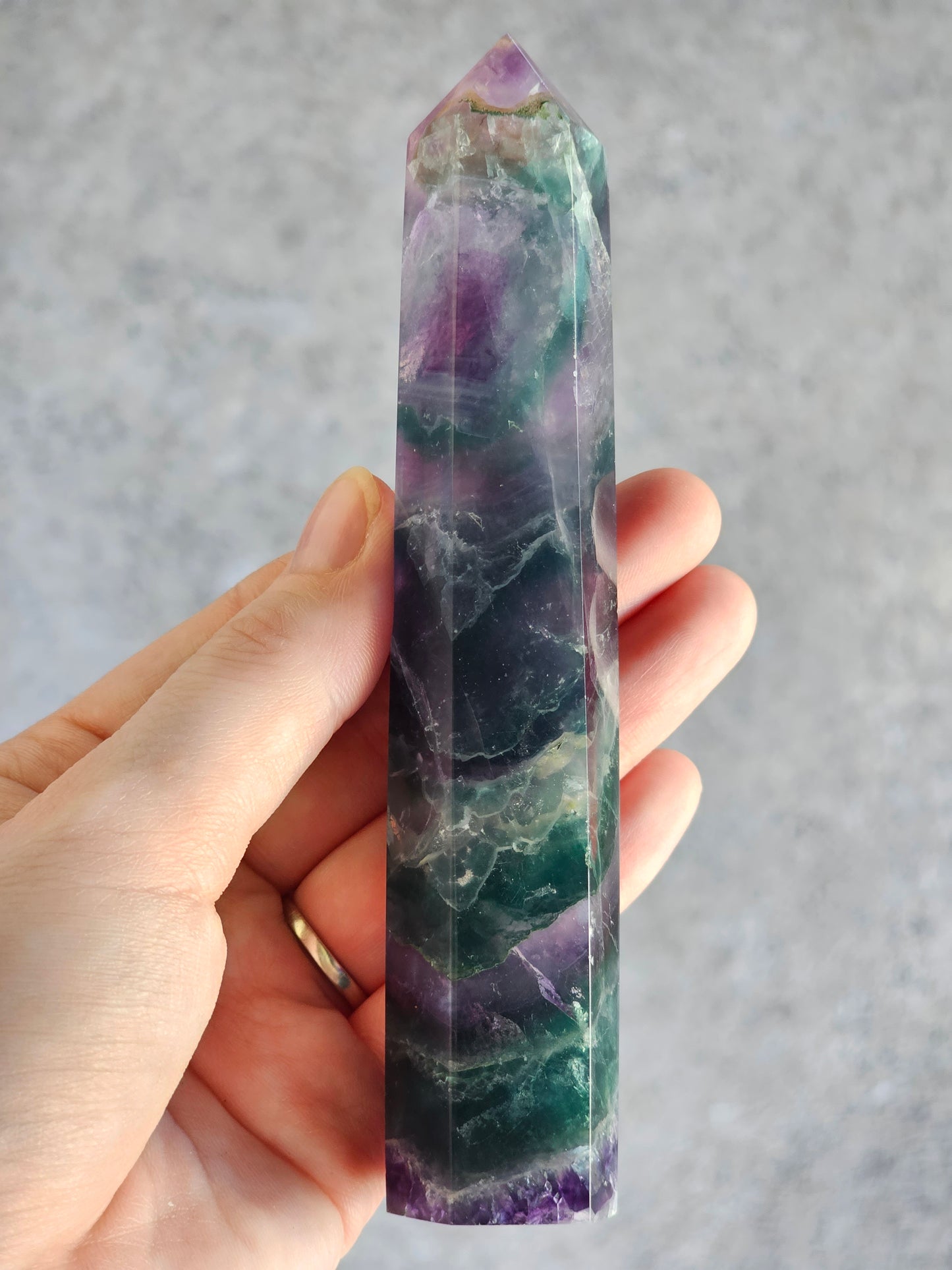 Rainbow Fluorite Tower