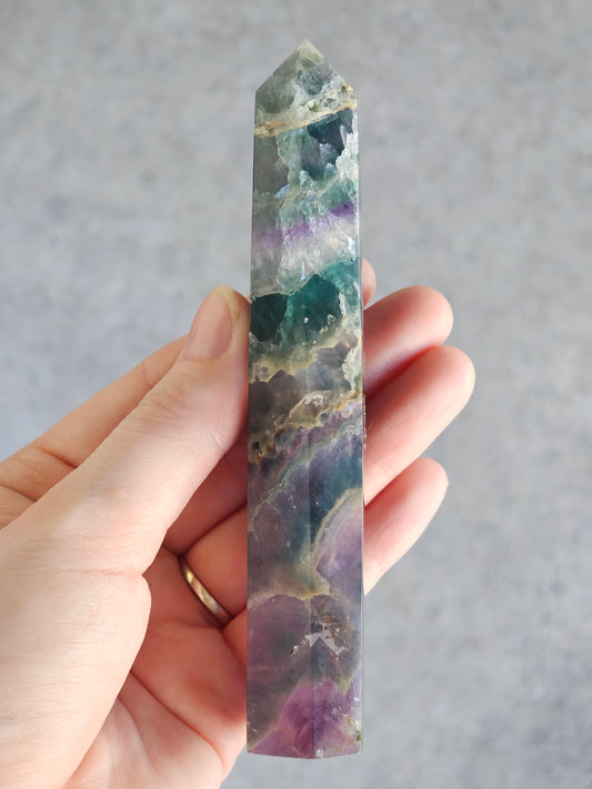 Rainbow Fluorite Tower