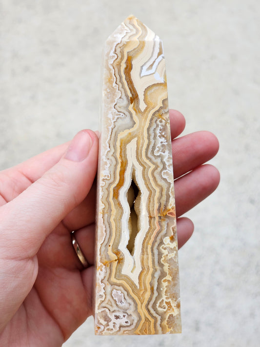 Crazy Lace Agate Tower