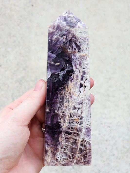 Purple Fluorite Tower