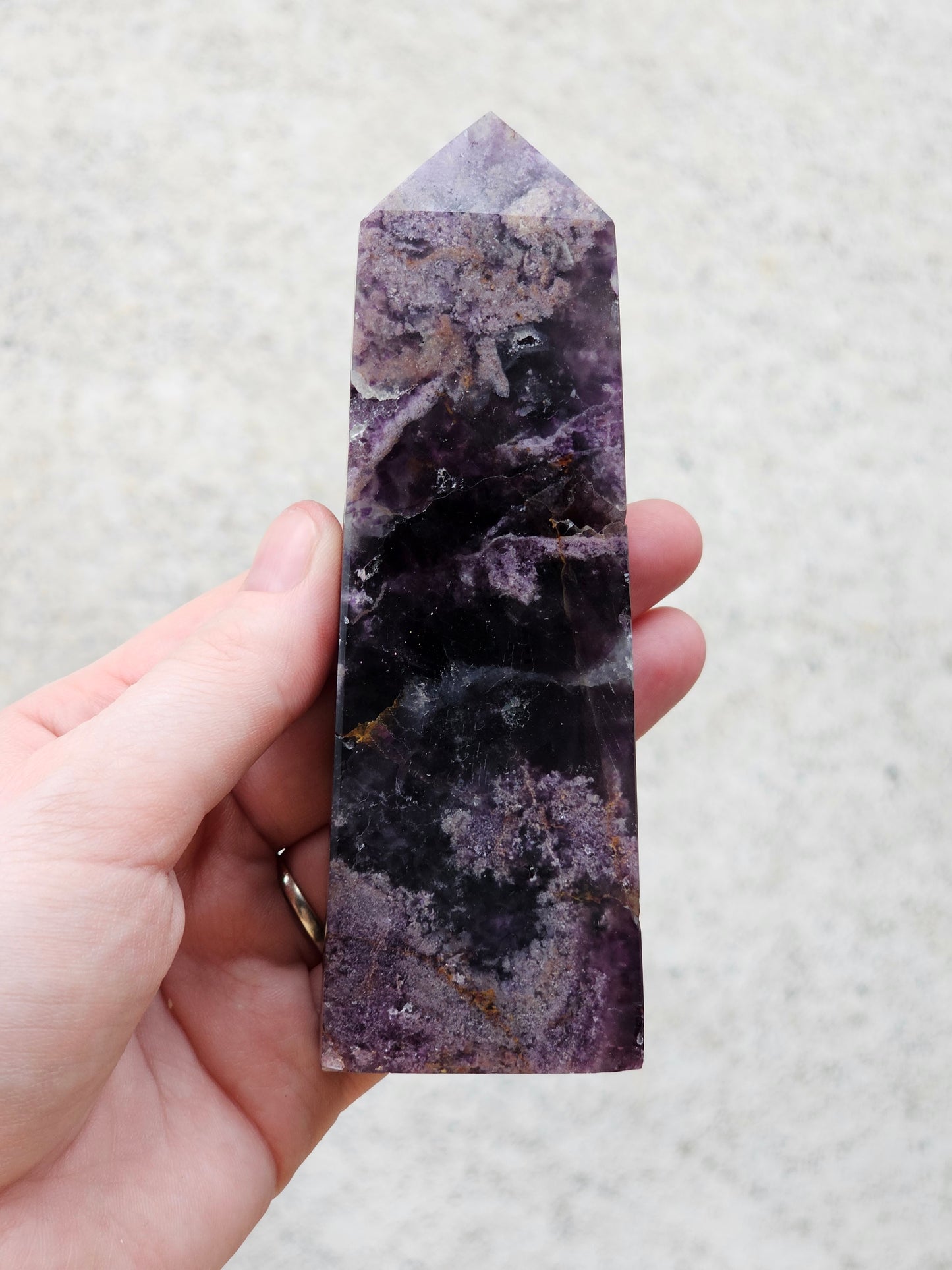 Purple Fluorite Tower