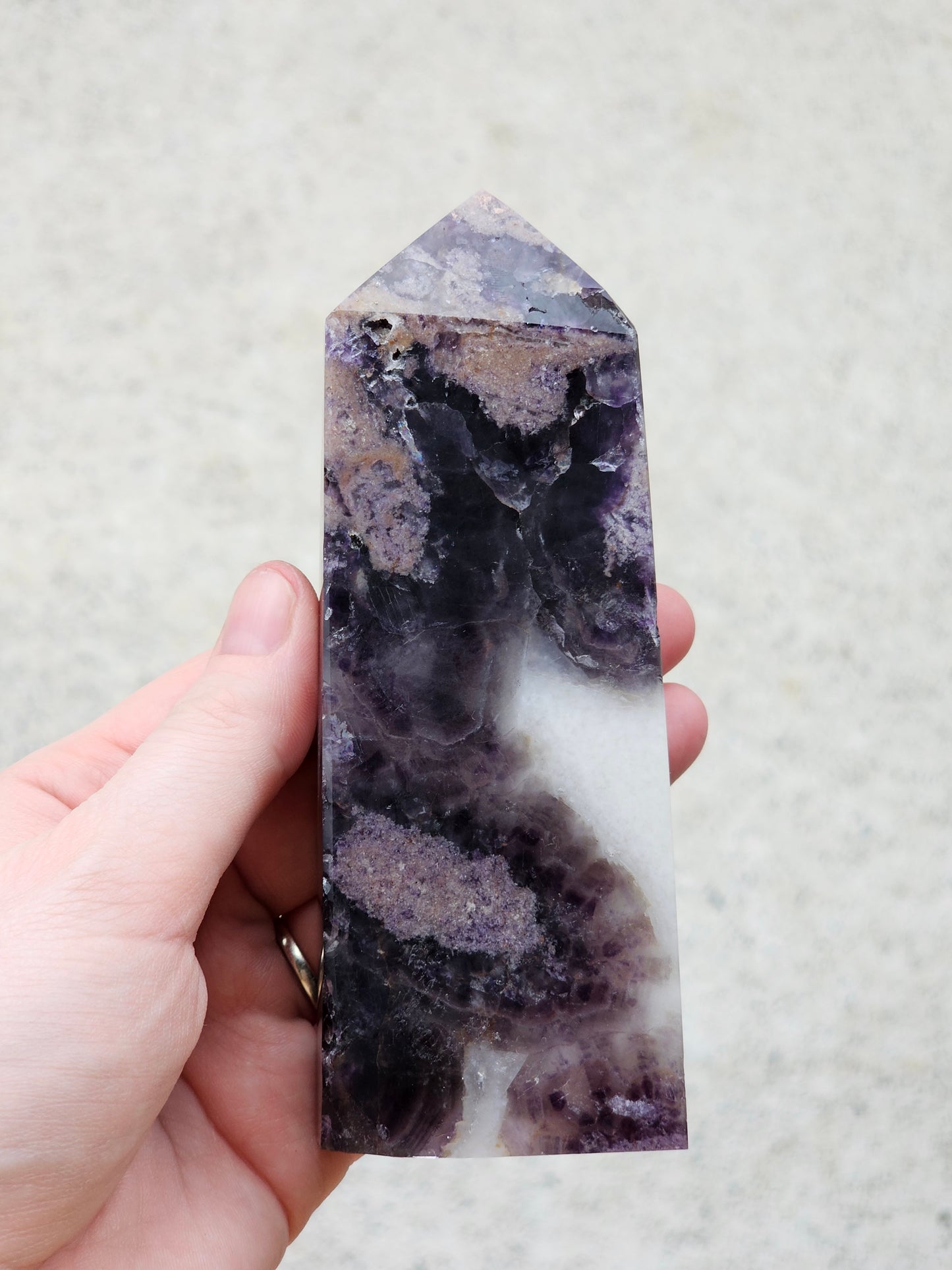 Purple Fluorite Tower