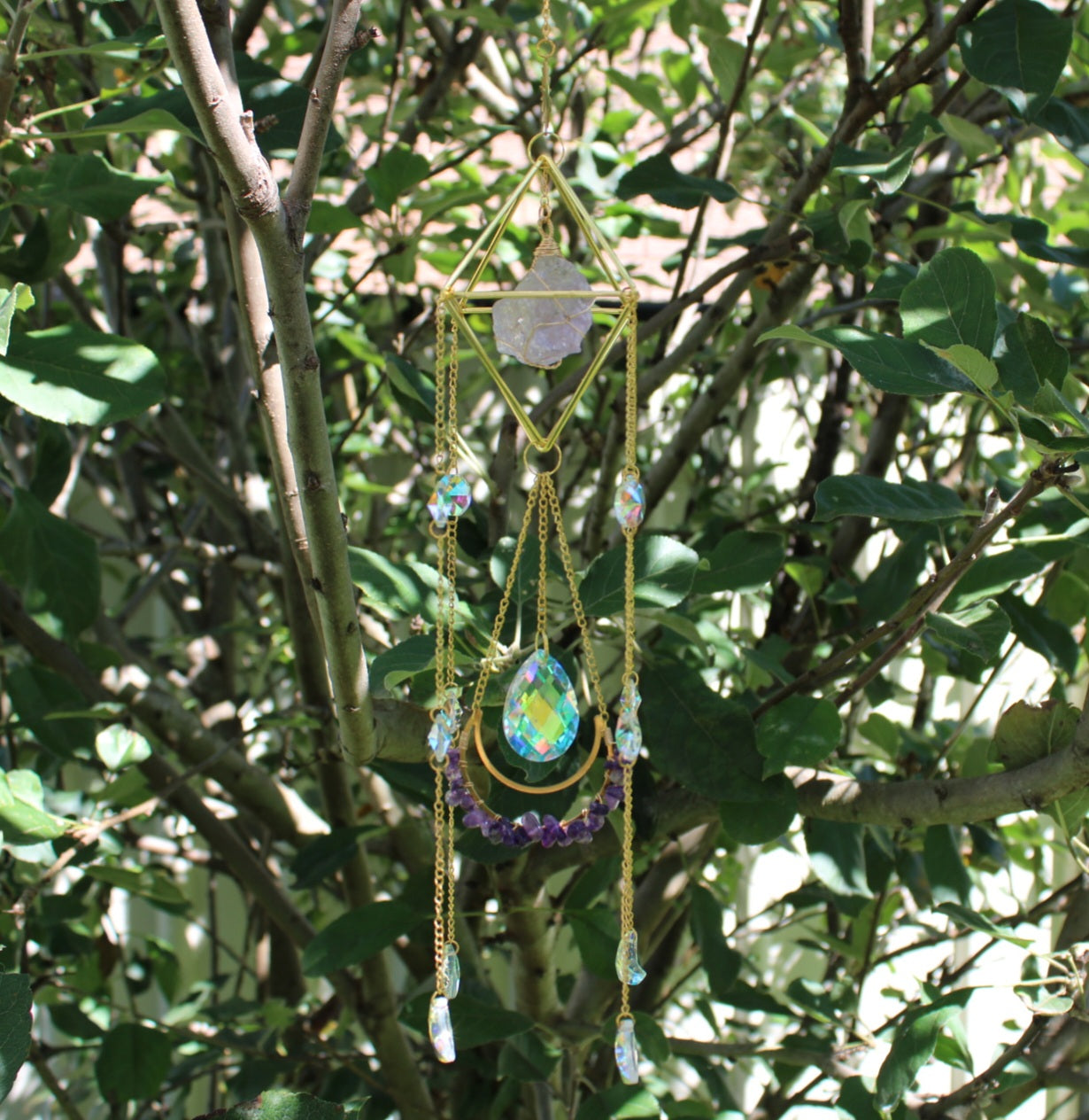 Light Amethyst Suncatcher