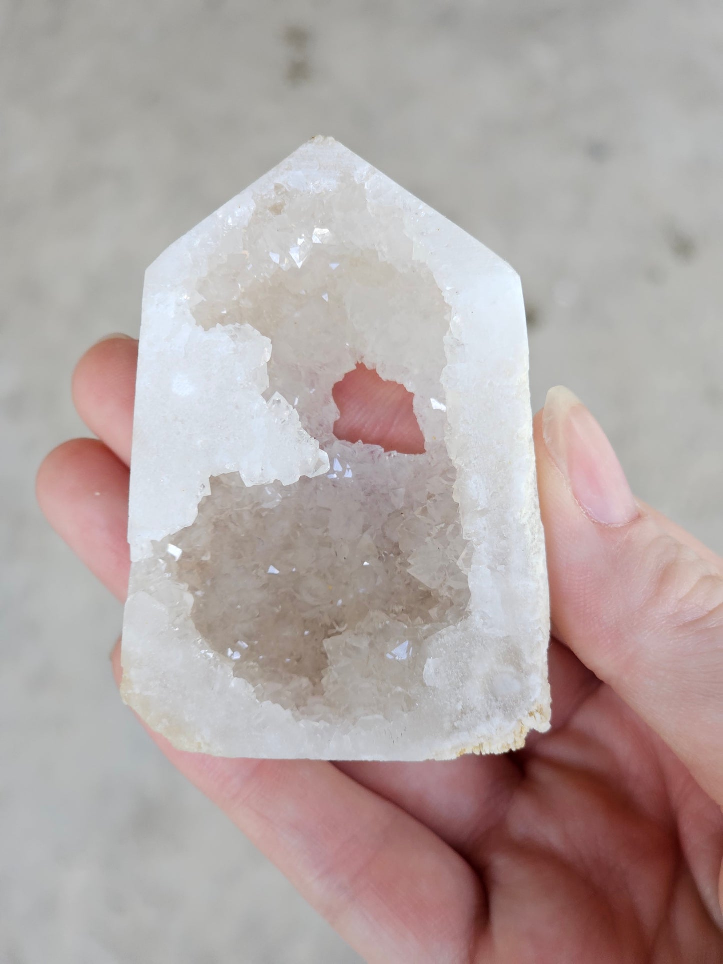 Druzy Quartz Tower