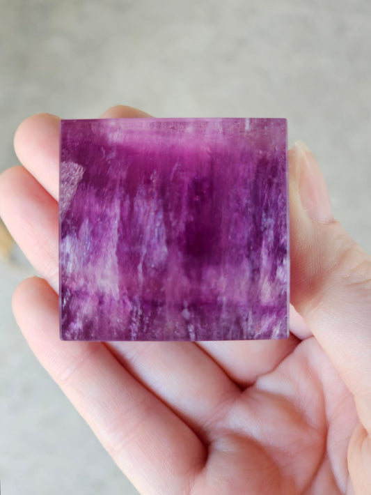 Purple Fluorite Cube