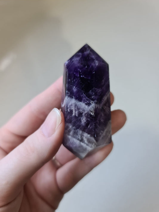 Chevron Amethyst Double Point