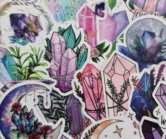 Crystal Stickers x5